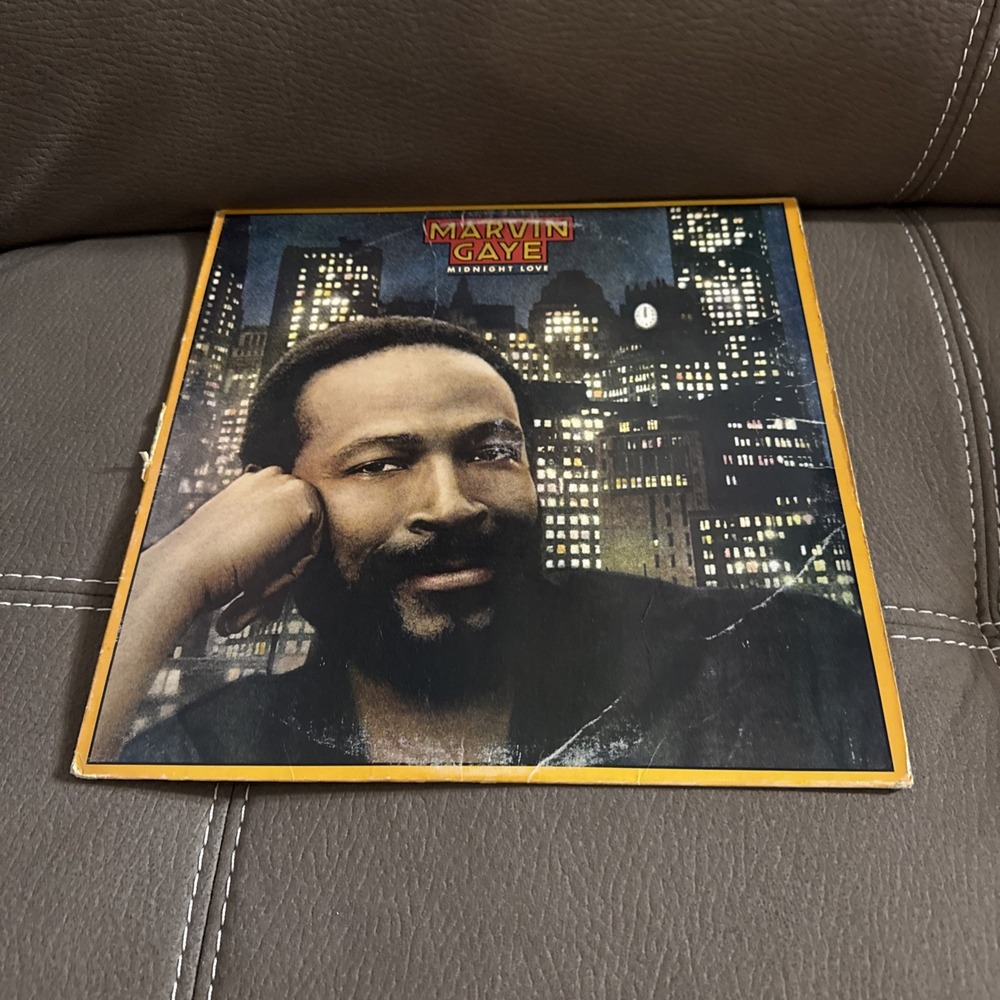 MARVIN GAYE - Midnight Love 1982 LP Vinyl Record Album Columbia FC 38197